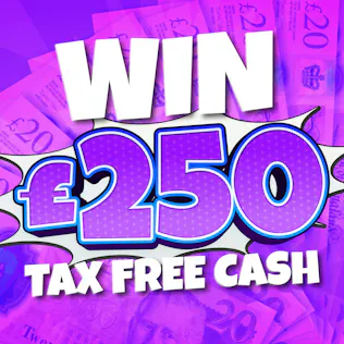Win £250 Tax Free Cash For 5p!