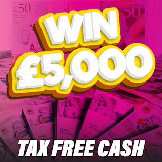 Win £5,000 Tax Free Cash For 1p!