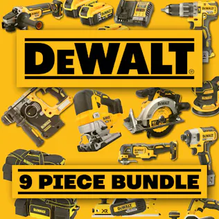 Win This Dewalt 9 Piece Tool Bundle!