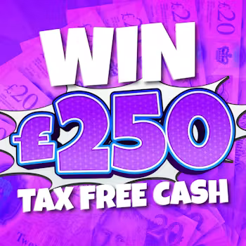 Win £250 Tax Free Cash For 39p!