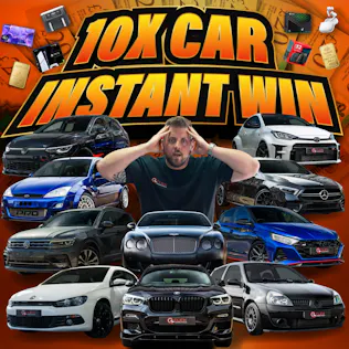 OVER 125,000 INSTANT WINS INCLUDING 10 CARS + £2,000 END PRIZE! *1 IN 4 CHANCE OF WINNING*