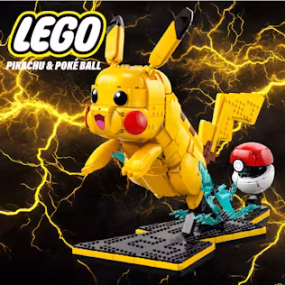 Win this Lego Pikachu and Poké Ball Set!