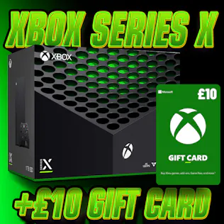 Xbox Series X + £100 Giftcard 13.08.26