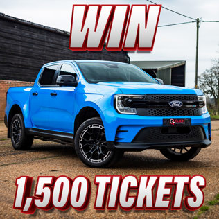 Win 1,500 Tickets into the Ford Ranger MS-RT 4x4 + £1,000 Cash Competition!