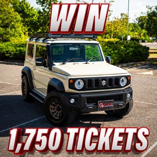 Win 1,750 tickets into the Suzuki Jimny SZ5 4X4 & £1,000 Cash Competition!