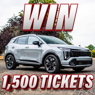 Win 1,500 Tickets into the Kia Sportage GT Line S + £1,000 Competition!