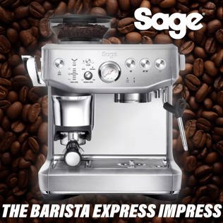 Win This SAGE The Barista Express Impress Bean to Cup Coffee Machine!