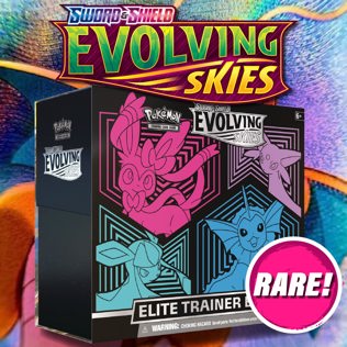 Win This Pokémon Sword & Shield Evolving Skies Elite trainer Box *RARE*
