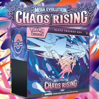 Win This Pokémon Mega Evolution Chaos Rising Elite Trainer Box!