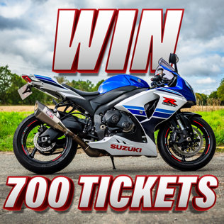 Win 700 Tickets into the Suzuki GSX-R1000 30th Anniversary Competition!