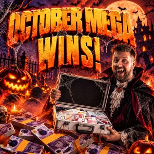 October Mega Wins Instant Win + £2,500 END PRIZE!
